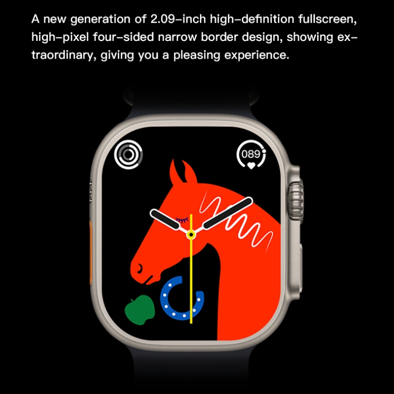 T900 Ultra 2 Smart Watch Gesture Answer Call  Man Women Sport Blood Oxygen Bluetooth Call Smartwatch For iOS Android Phone PK T800 Ultra 2