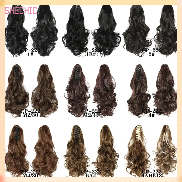 Hair wigs Synthetic Extension populor beatuful Ponytails High Temperature Curly Ponytail women girls gift