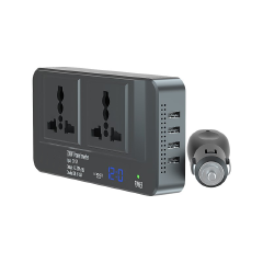 Portable car inverter dc 12v to ac 110v 220v usb charger multi function 200w car power inverter