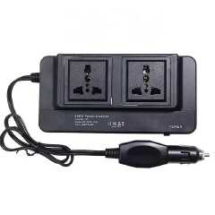 Car inverter Dc to Ac. 2 Ac outlets 4 usb ports charger adaptor 200w. power inverter Dc 12v to 110v