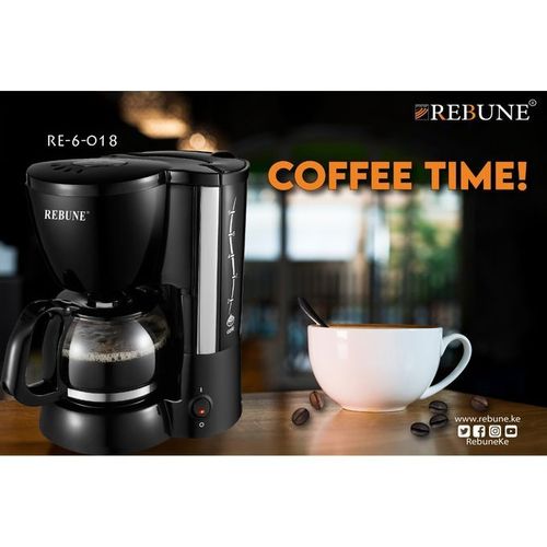 (BEST PRICE EVER).Rebune Coffee Maker kitchen appliances..Convenient anti-drip valve Detachable water tank with water level indicator Non-return valve to prevent water flow back