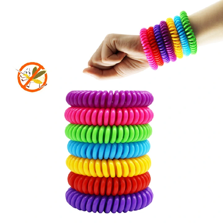 EVA Monochrome Mosquito Repellent Bracelet Mosquito Repellent Bracelet Plant Essential Oil Mosquito Repellent and Anti Mosquito Telephone Cable Bracelet