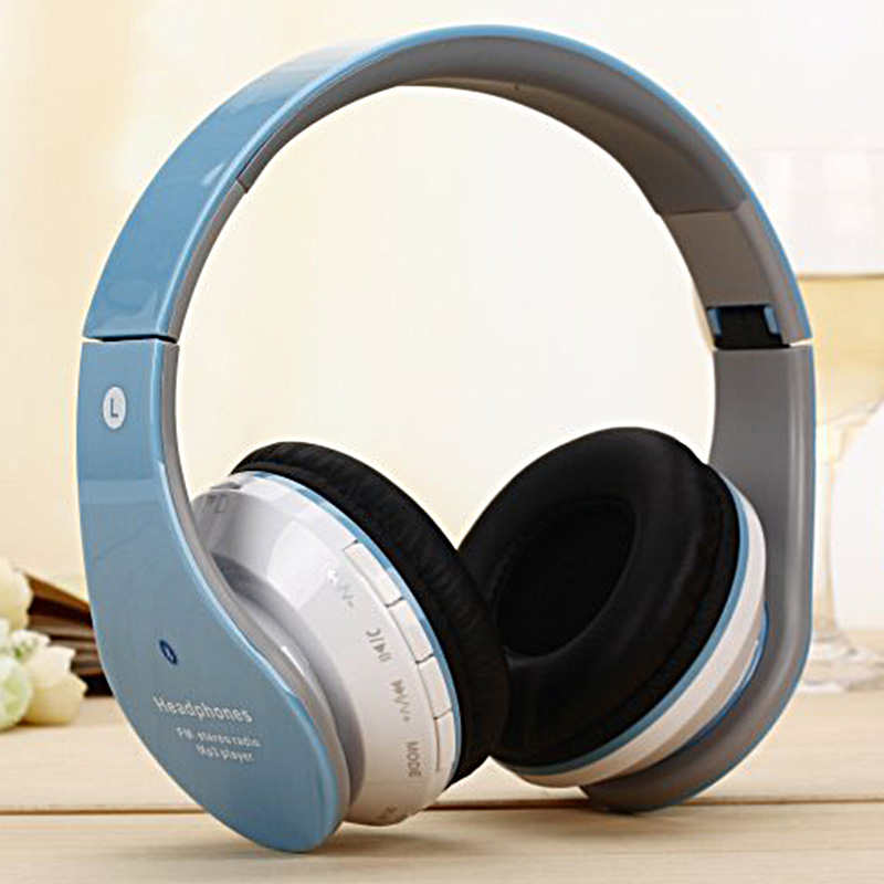 wireless bluetooth Headset  FM stereo sports Headphones hands-free calls Earphone with mic