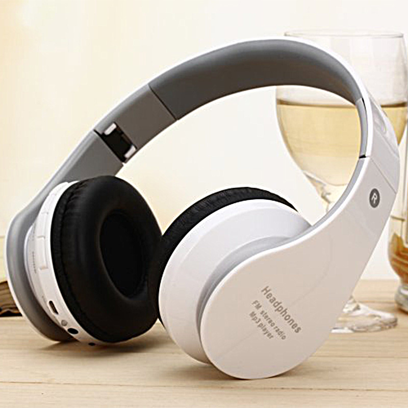 wireless bluetooth Headset  FM stereo sports Headphones hands-free calls Earphone with mic