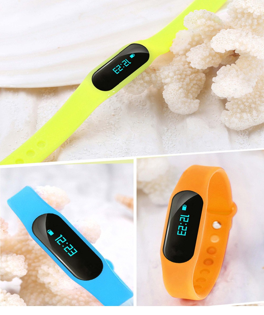 E06 Smart band Smart Bracelet Wristband Tracker sports data share Bluetooth 4.0 Watch