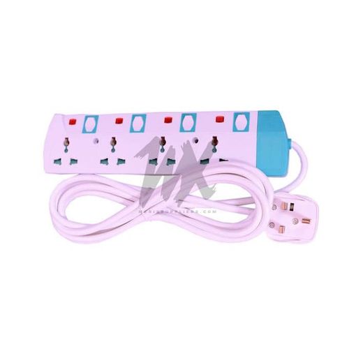 Power King Premium Quality 4 Way Extension With Switch. Power "ON" Indicator Maximum load 13Amp, 250 Volt, 800 Watts 3 Metres Cable length Fitted with a Fused 13 Amp UK Plug Switched. 4 WAY extension.