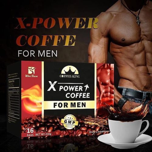 Generic 16Bags Ginseng Coffee Maca Coffee X Power For Men Relieve Stress Sexual Desire