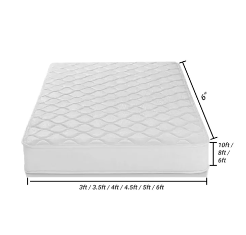 ViVo  Mattress High Density Plian Home Living Bed Room Soft and long-lasting  Mattress Comfy and Health Mattress  from Factory Directly Brown