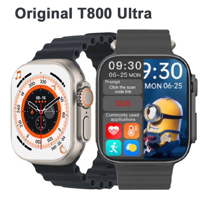 [LANGTOU] T800 Ultra smart watch for men and women with Bluetooth call function 1.99 inch HD screen Access to blood oxygen Bluetooth call music smart watch