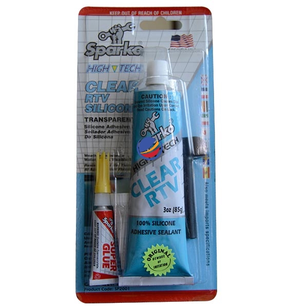 Sparko HI-Tech Clear RTV Silicone Sealant