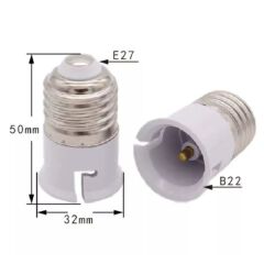 E27 to B22 Converters or screw to pin converters, 10 pcs